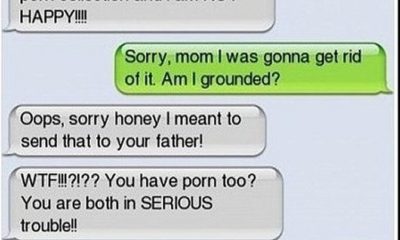 father and son text trouble